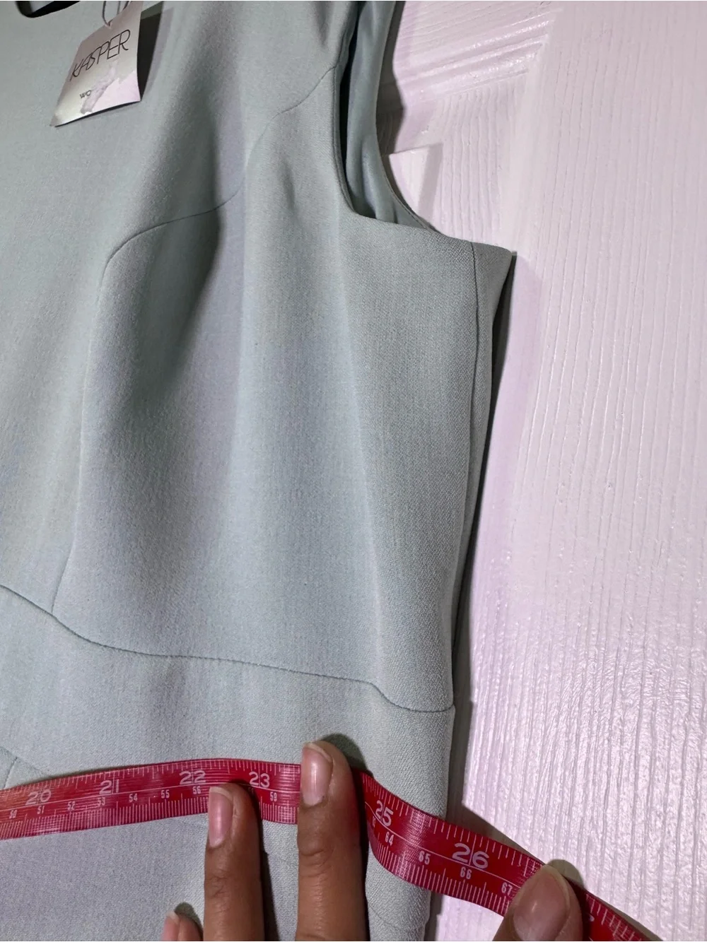 Kasper Pale Blue Sleeveless Sheath Dress - Picture 9 of 10